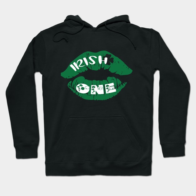 irish one st patricks kiss me i'm irish Hoodie by YuriArt